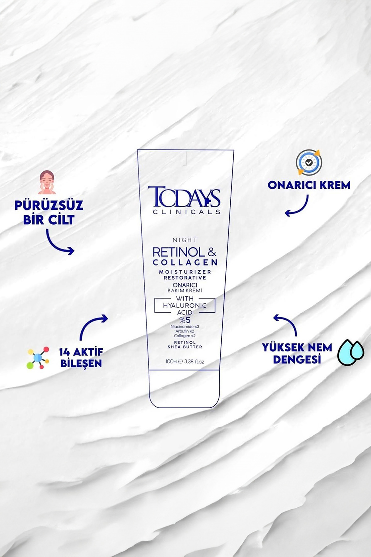 TODAYS CLİNİCALS Onarıcı Krem 100ml - Görsel 2