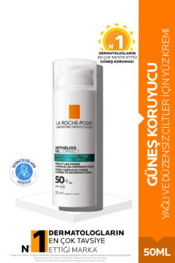 La Roche Posay Anthelios Oil Correct Spf+50 Yağlı Ve Akneye Eğilimli Ciltler Için Yüz Güneş Kremi 33