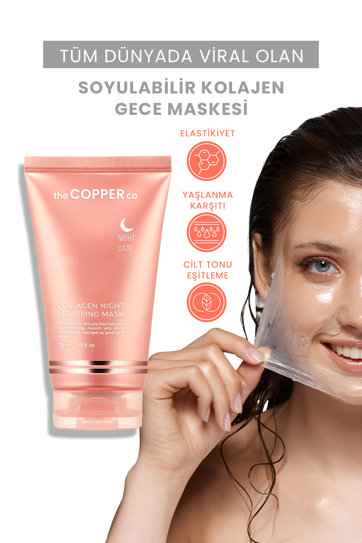 The Copper Co TheCopperCo Collagen Night Wrapping Mask 50 ML