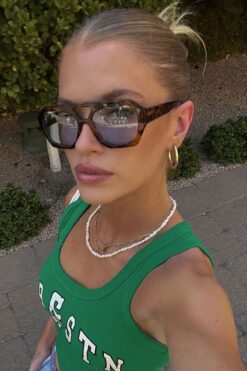 REN EYEWEAR ALİNA GÜNEŞ GÖZLÜĞÜ RENKLİ CAM MODERN YENİ SEZON REN EYEWEAR