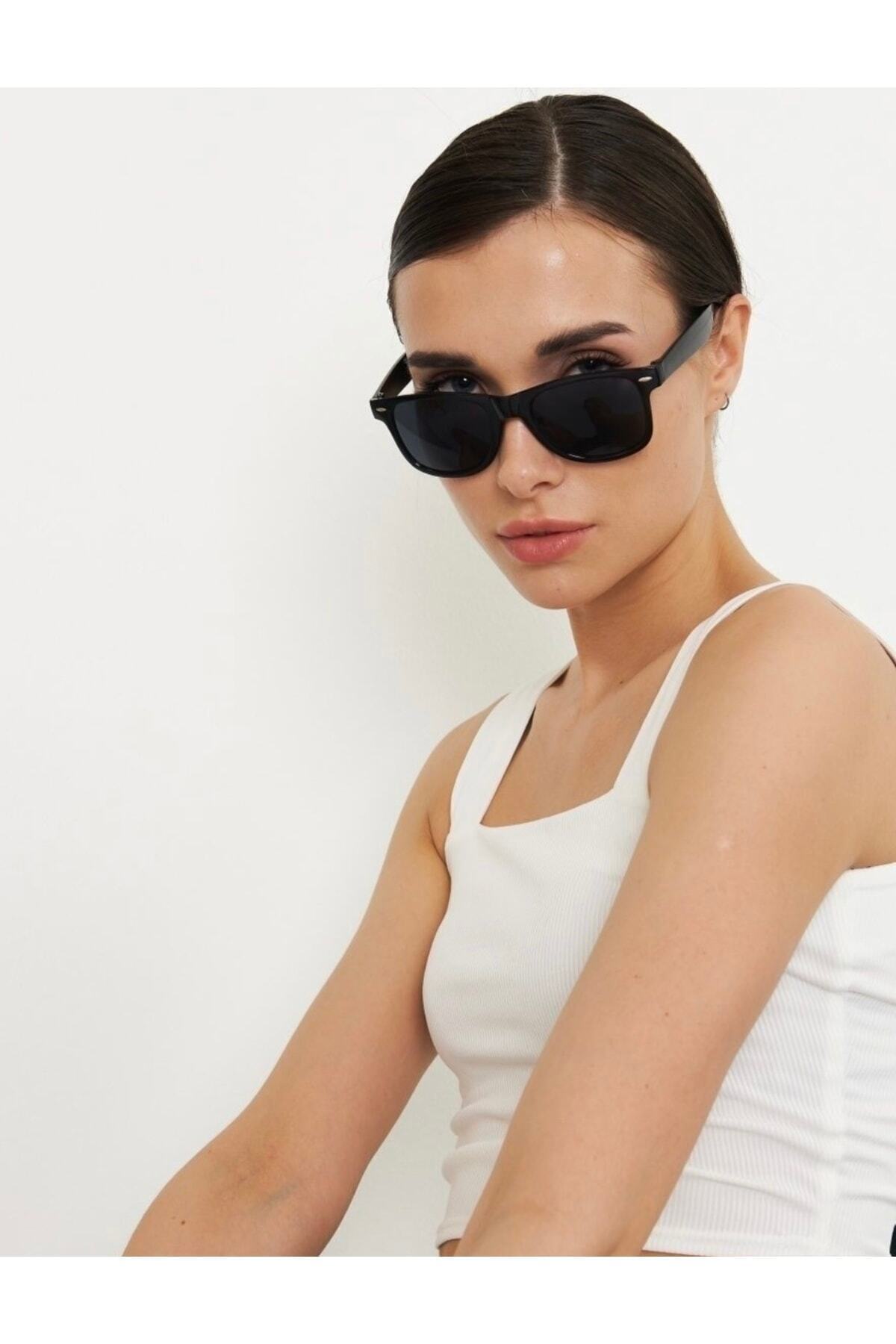 STAOOM Wayfarer Eğimli Unisex Güneş Gözlüğü - Görsel 2