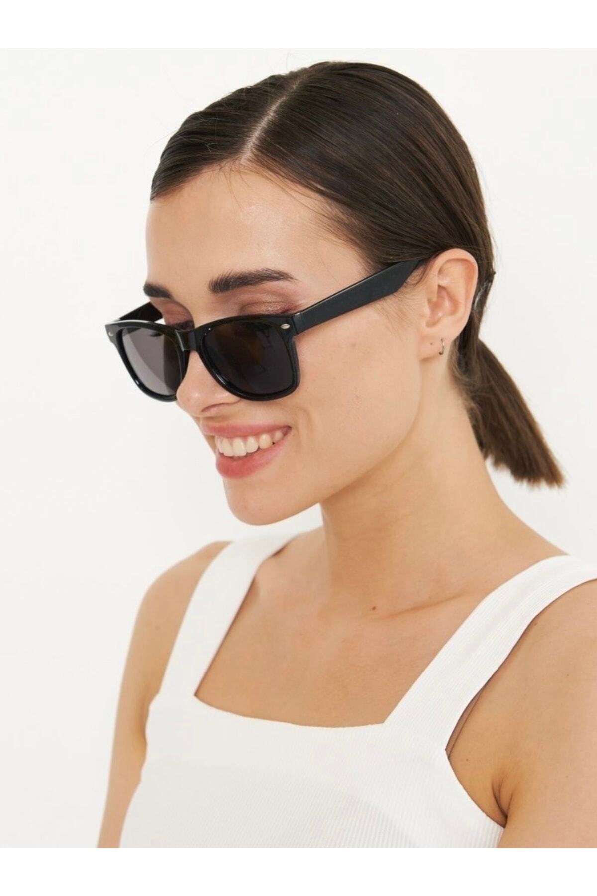 STAOOM Wayfarer Eğimli Unisex Güneş Gözlüğü - Görsel 3