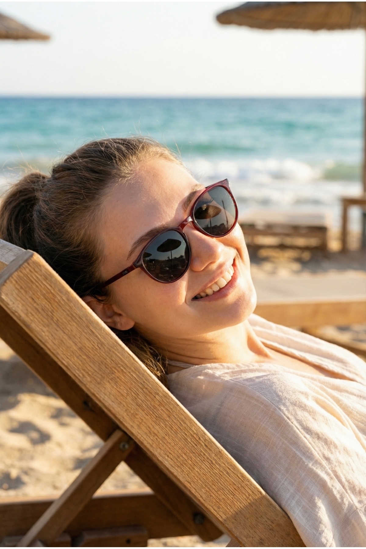 Optelli Sanna Bordo Polarize Güneş Gözlüğü - Görsel 2