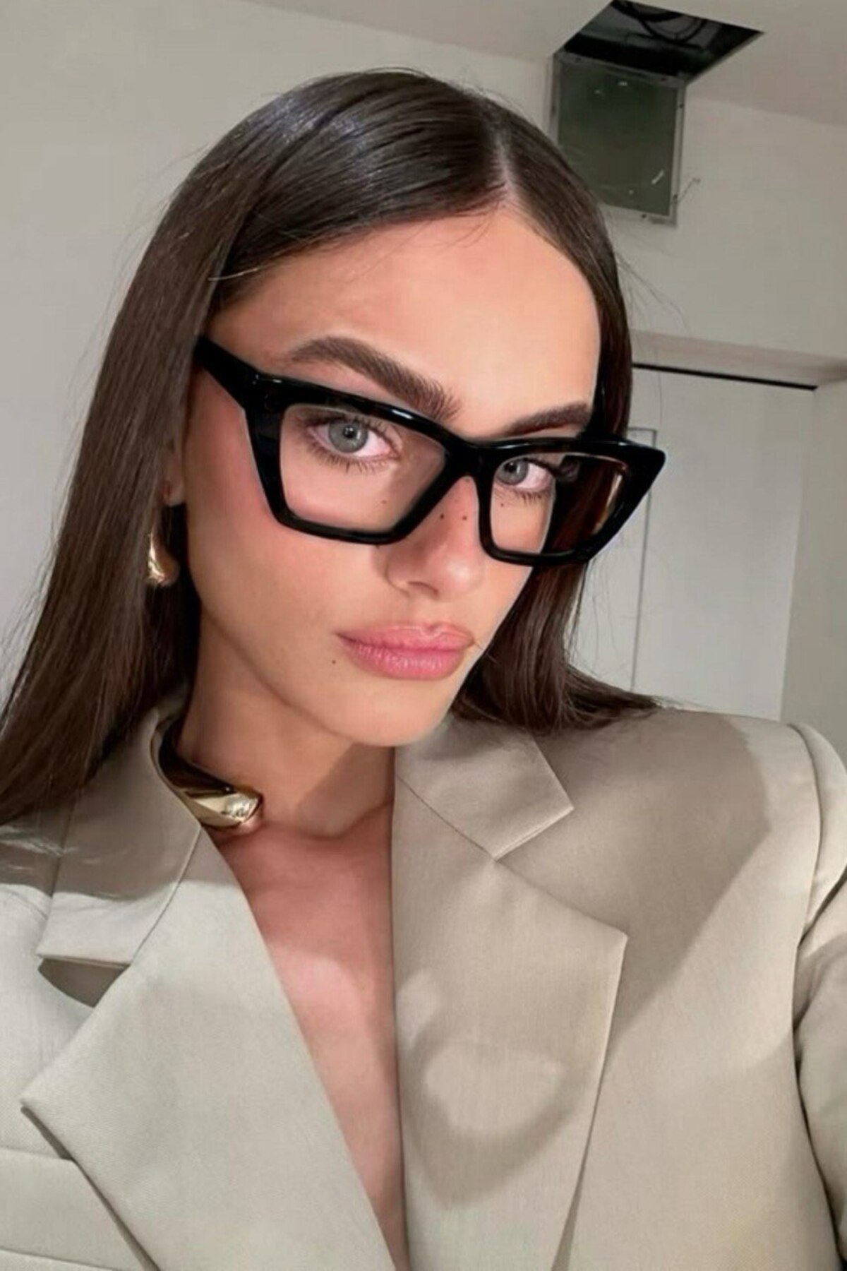 MACERATİ Cat Eye Kesim Popüler Unisex 2025 Yeni Sezon Güneş Gözlüğü