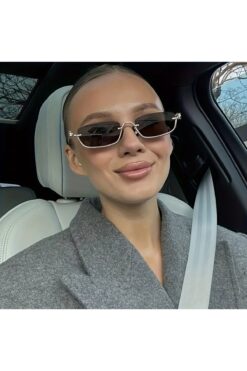 LOOKUP GÜNEŞ GÖZLÜĞÜ UV400 KORUMA KADIN GOLD SİYAH YENİ SEZON CAT EYE KILIF VE SİLME BEZİ HEDİYELİ