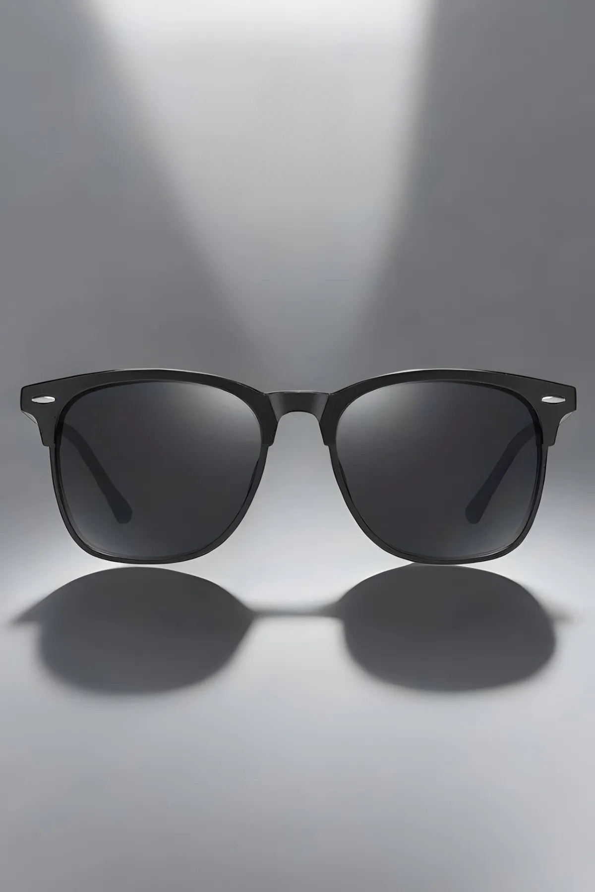 MACERATİ Pros Unisex Siyah Oval Çerçeve Polarize Cam Güneş Gözlüğü - Görsel 3