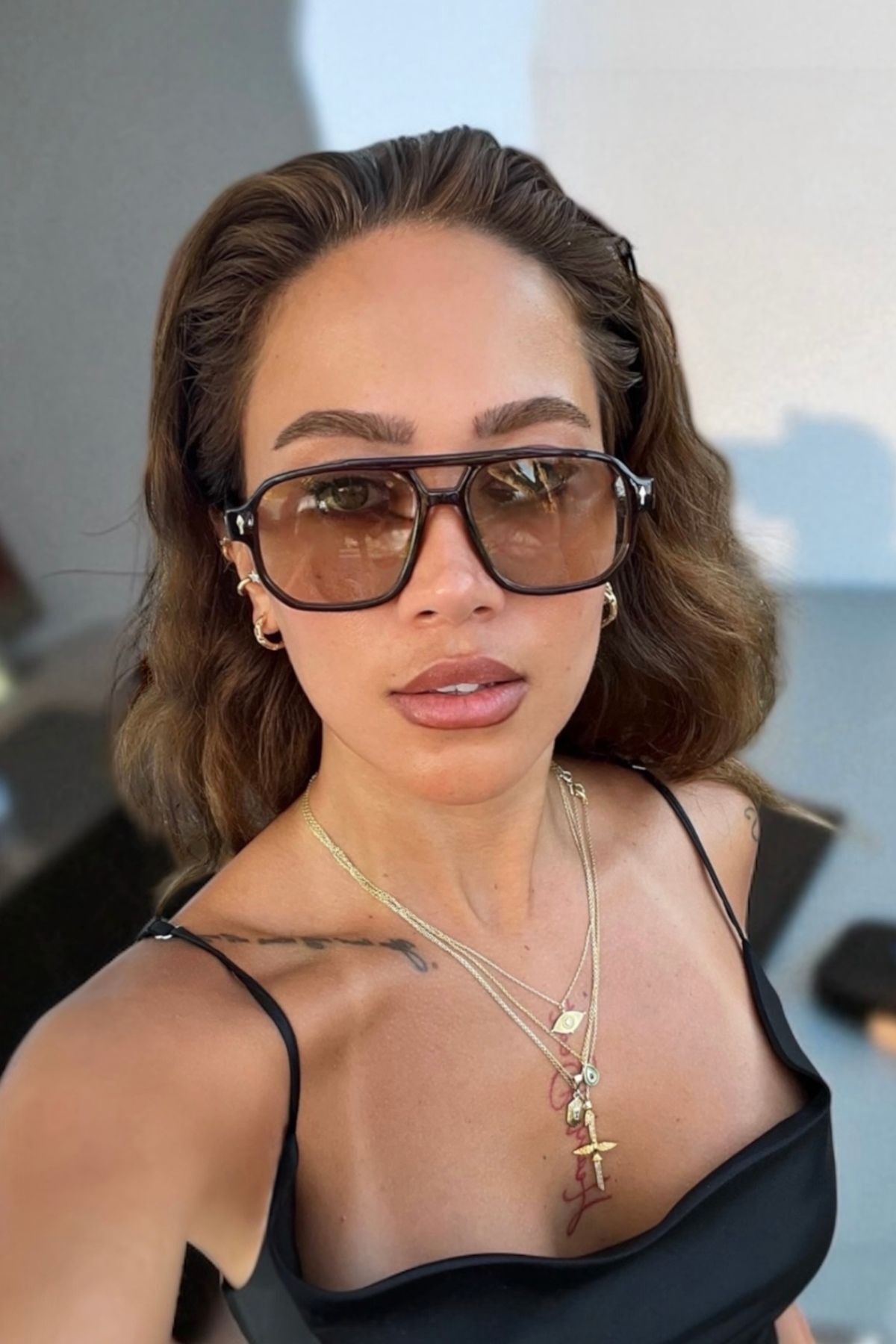 REN EYEWEAR SHANE NUDE RENK KLASİK PİLOT MODEL ÇERÇEVELİ GÜNEŞ GÖZLÜĞÜ UNİSEX - Görsel 2