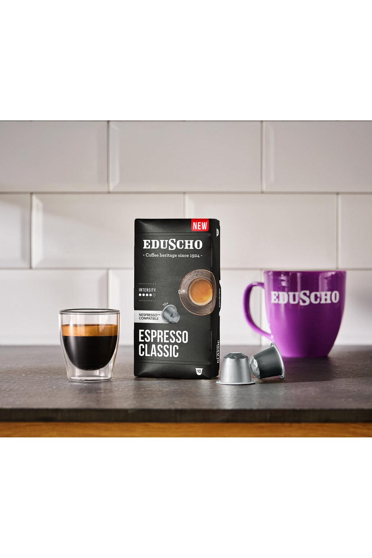 Eduscho Espresso Classic Kapsül Kahve - Nespresso Uyumlu - Görsel 3