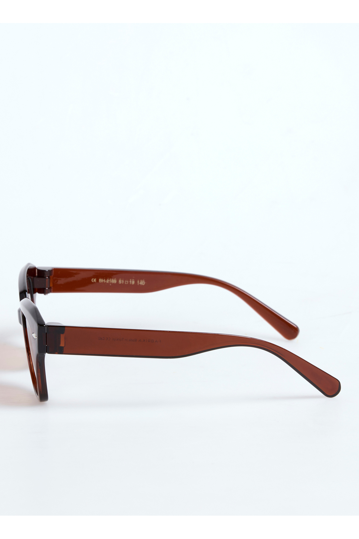 Fabrika Güneş Gözlüğü, Bedensiz, Kahve - Görsel 3
