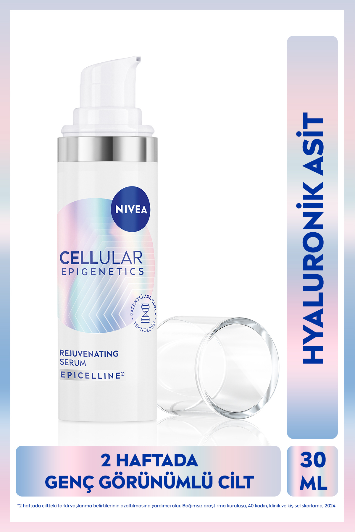 NIVEA Cellular Epigenetics Rejuvenating Yaşlanma ve Kırışıklık Karşıtı Serum 30ml ve Dolgunlaştırıcı Set - Görsel 2