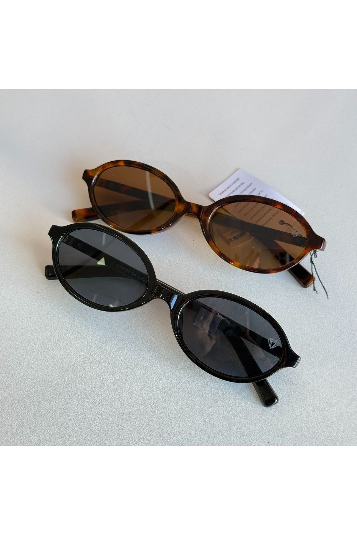 PİYESBOUTİQUE 2'li Leopar Siyah Unisex Kadın Erkek Uv400 Korumalı Kılıf Ve Silme Bezi Hediyeli Güneş Gözlüğü