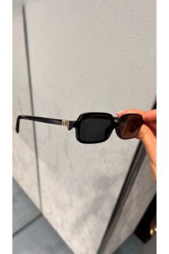 miii Kare Siyah Güneş Gözlük