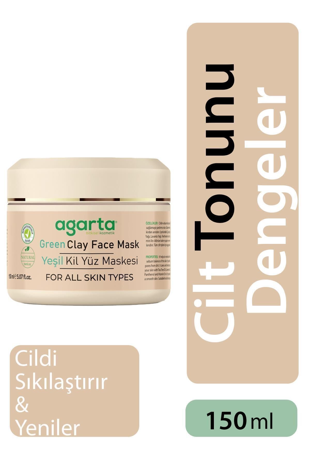 Agarta Doğal Yeşil Kil Maskesi 150 ml - Görsel 2