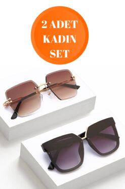 Dio Armati 2 Adet Yeni Sezon Uv400 Korumalı Kadın Güneş Gözlüğü