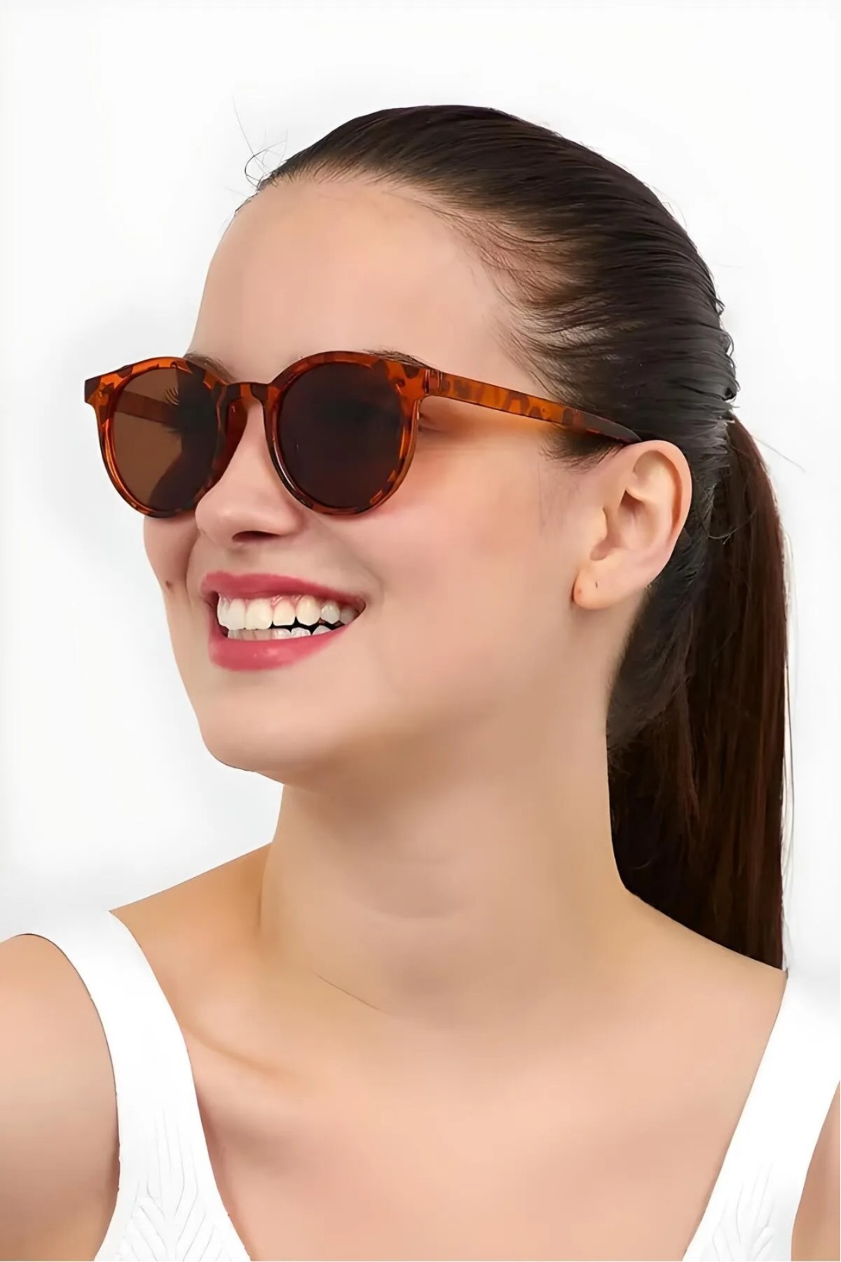 Nilu Moda LEOPAR DESENLİ ÜNİSEX GÜNEŞ GÖZLÜĞÜ - Görsel 2