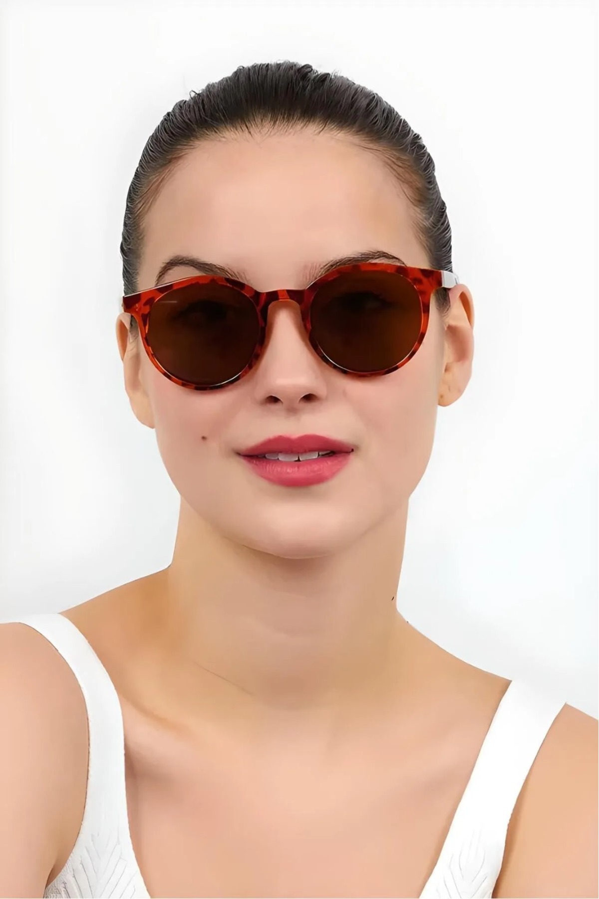 Nilu Moda LEOPAR DESENLİ ÜNİSEX GÜNEŞ GÖZLÜĞÜ - Görsel 3