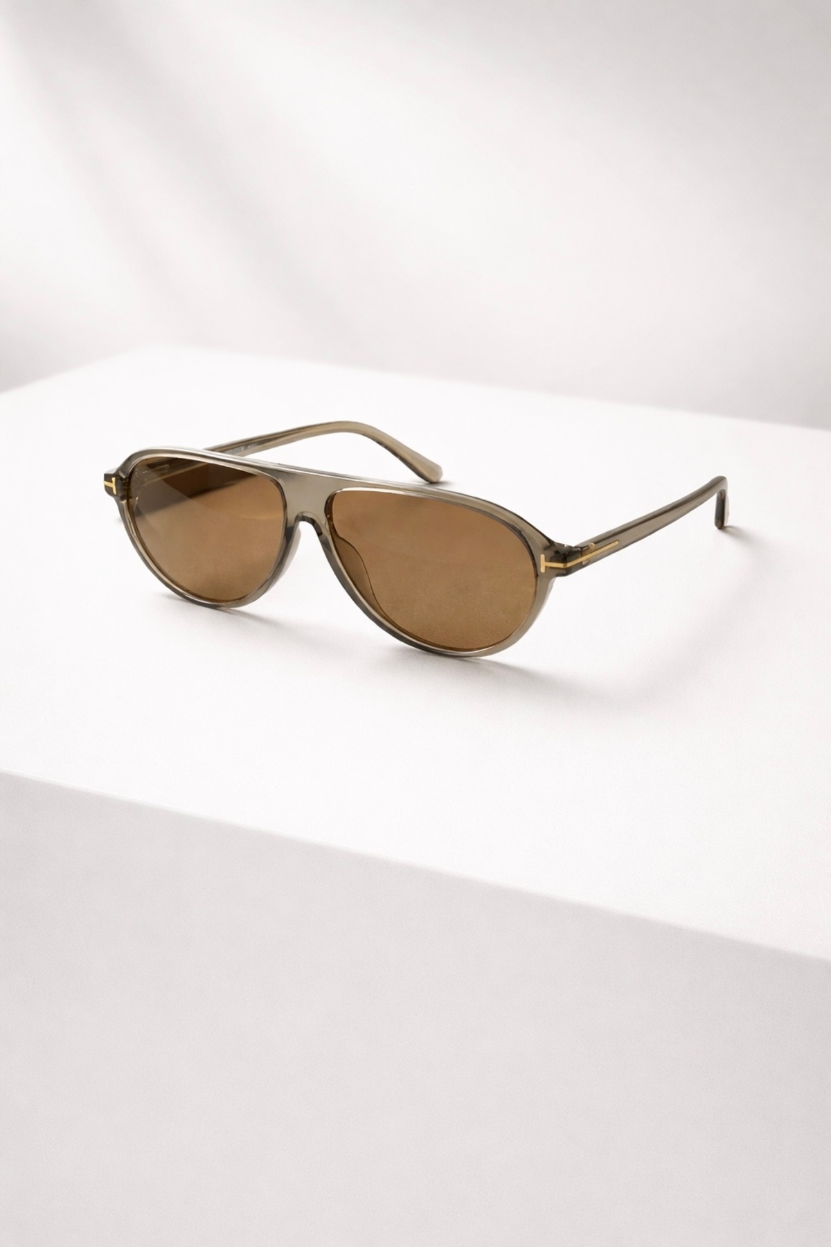 PİYESBOUTİQUE Kemik Pilot Oval Yeni Trend Unisex Kadın Erkek Uv400 Korumalı Güneş Gözlüğü - Görsel 3