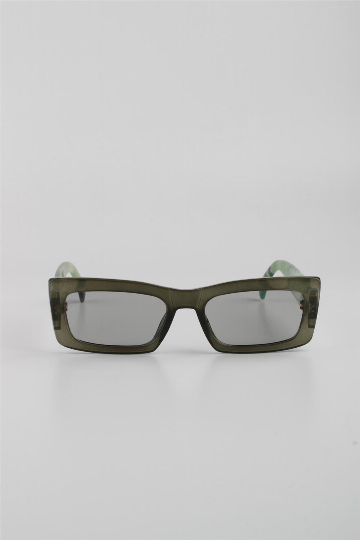 La Viva Yeşil Siyah Mat UV400 Filtre Kadın Güneş Gözlüğü 24LVS3310R03 615056 - Görsel 2