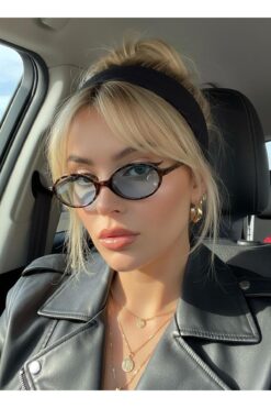 Goldmine Kadın Mila Güneş Gözlüğü Leopar - Mavi