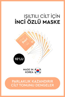 Mjcare On Pearl Mask - Inci Özlü Yüz Maskesi 10'lu