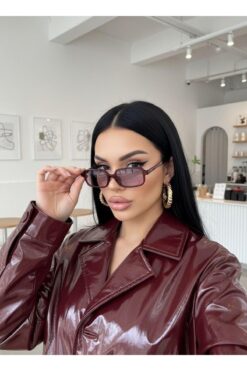 Goldmine Kadın Alya Güneş Gözlüğü UV400 Bordo Lila