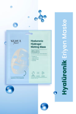 Dermal Hyalüronik Hydrojel Şeffaflaşan Kore Yüz Maskesi Nemlendirici Eriyen Maske 34 gr.