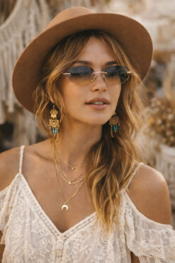 LUNOX Solea Gold Uv Korumalı Kadın Güneş Gözlüğü