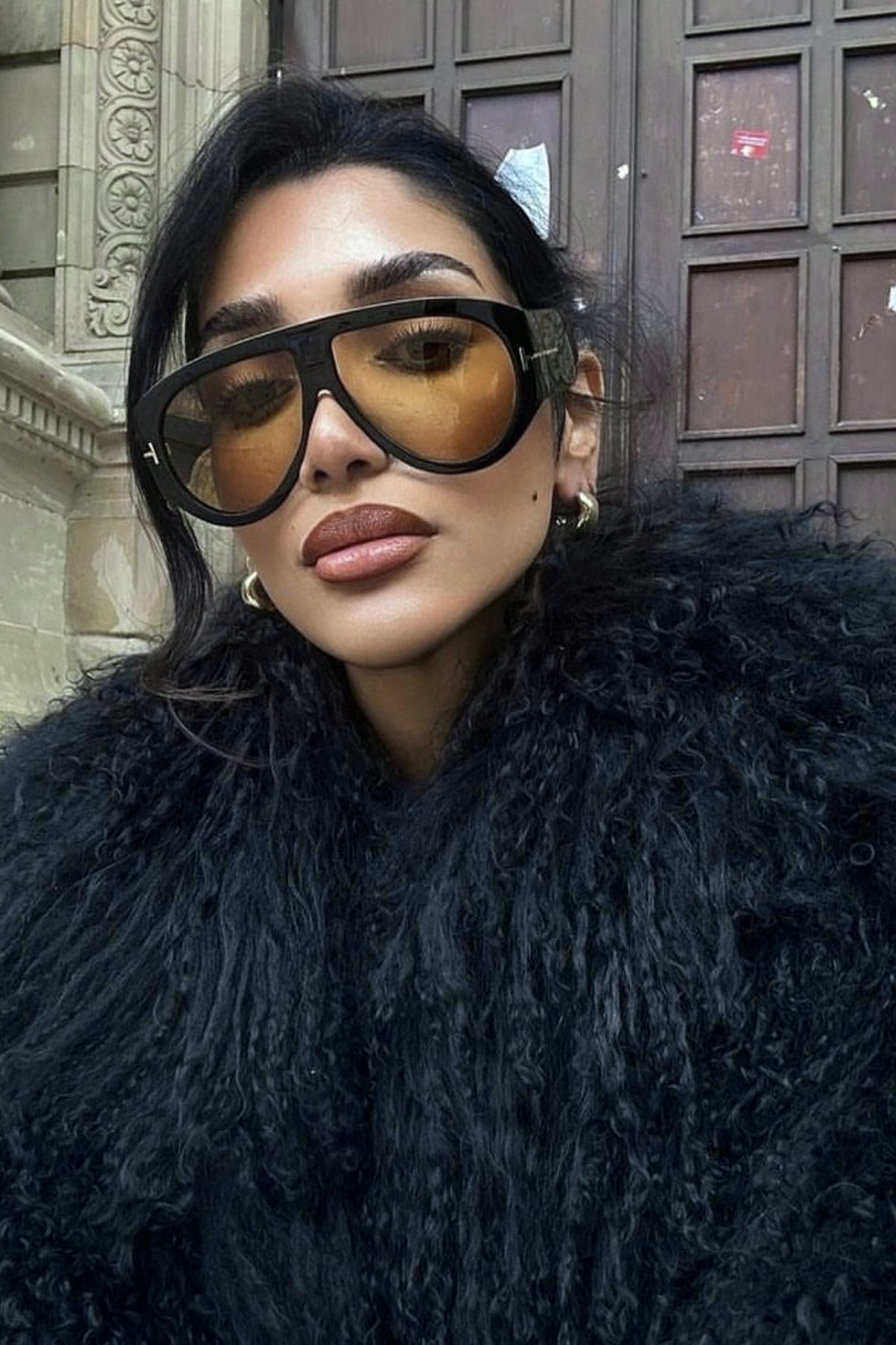 Goldmine Unisex Tommy Güneş Gözlüğü UV400 Siyah Sarı