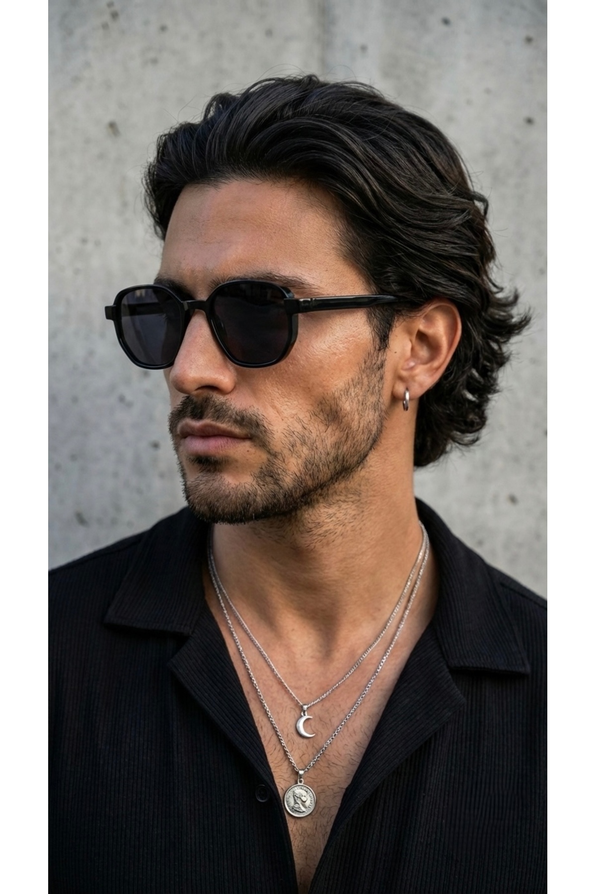 JULIANO Fallon Black-Black Güneş Gözlüğü - Görsel 2