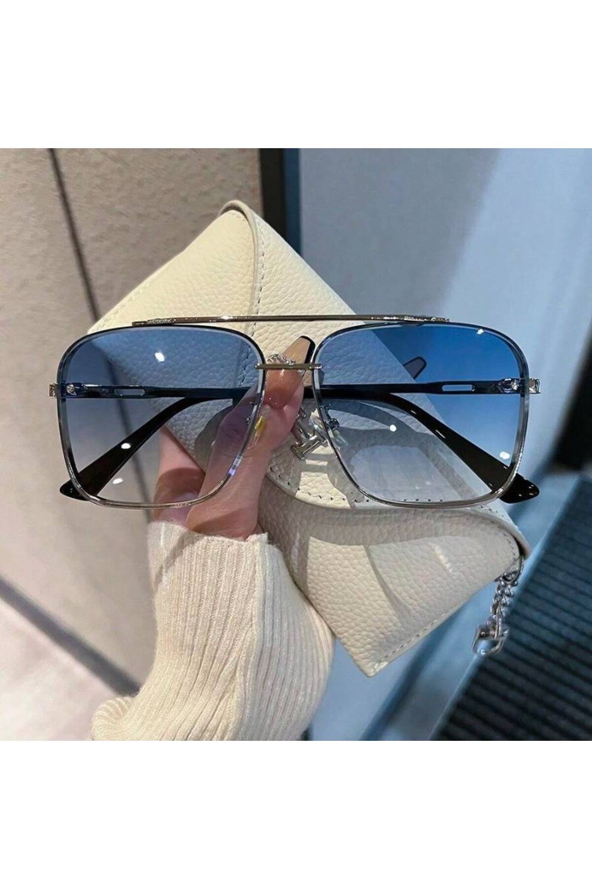 dzmerc KADIN GÜNEŞ GÖZLÜĞÜ MAVİ - Görsel 3