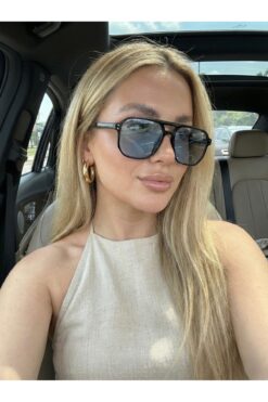 Goldmine Unisex Precious Güneş Gözlüğü Siyaha Mavi