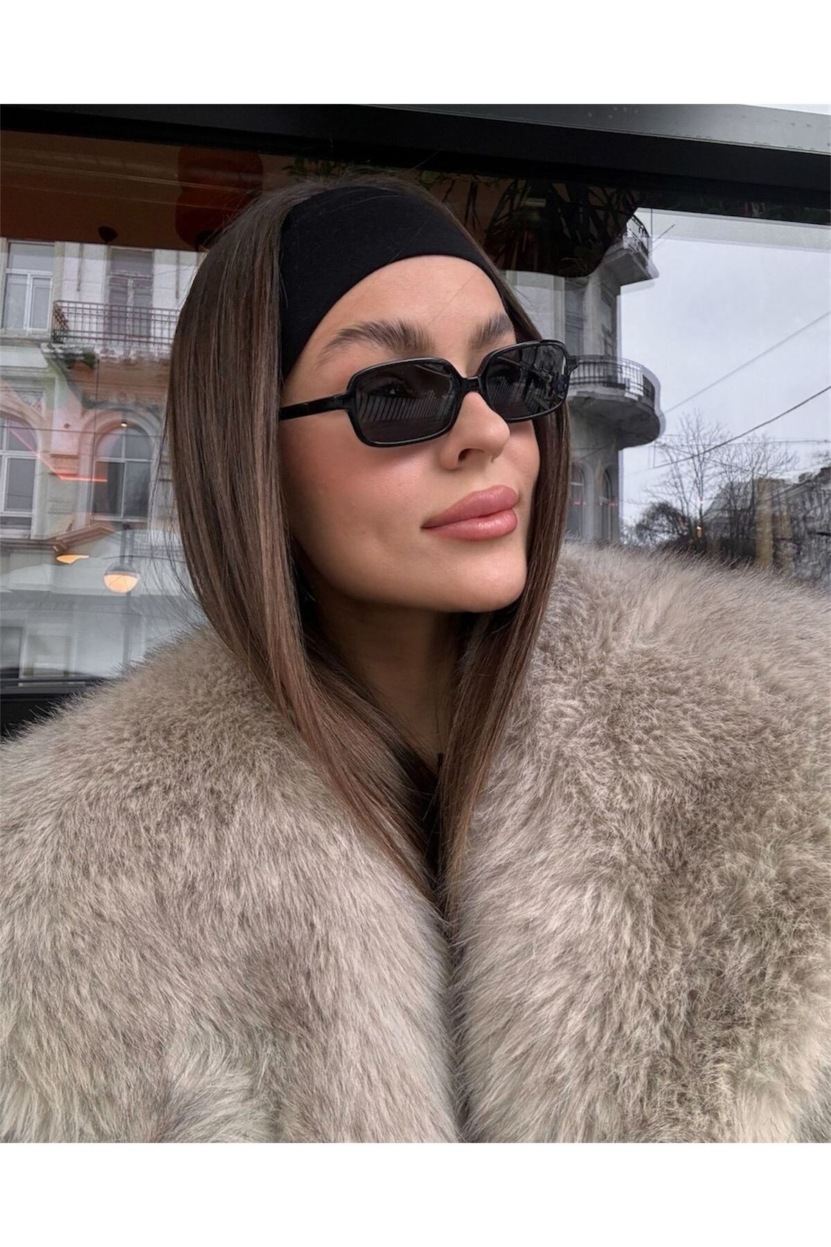 Goldmine Kadın Alya Güneş Gözlüğü UV400 Siyah