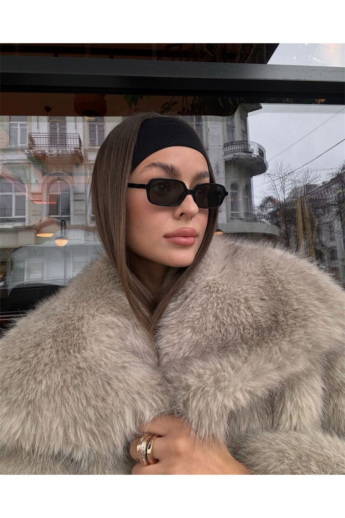 Goldmine Kadın Alya Güneş Gözlüğü UV400 Siyah - Görsel 2