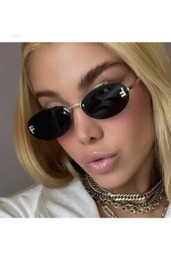 Byc polo Fadi Gold Sap Çerçevesiz Polarize Cam Unisex Şik Güneş Gözlüğü