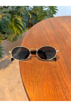 funeyes Paris Pr Oval Metal Elips Uv400 Lüx Gold Güneş Gözlüğü