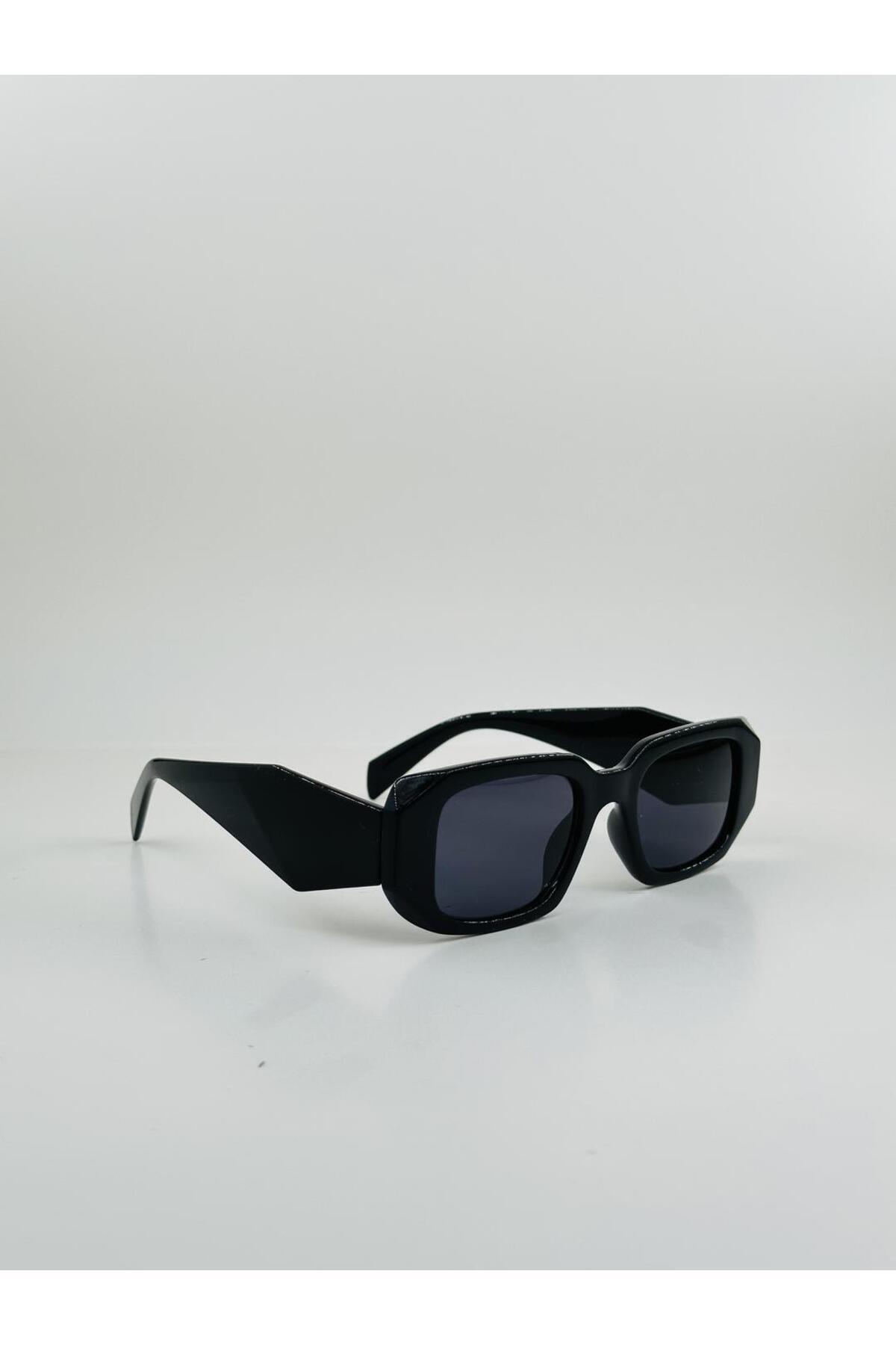 GlimmerGroove Unisex Dikdörtgen Güneş Gözlüğü Kadın & Erkek Uv400 Cam - Görsel 2