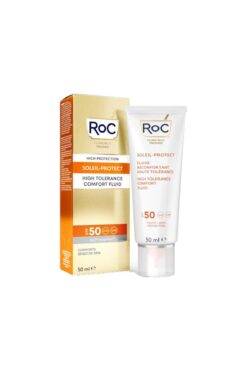 Roc Soleil-Protect High Tolerance 50 Faktör Güneş Korumalı Kırışıklık Karşıtı Rahatlatıcı Likit Krem