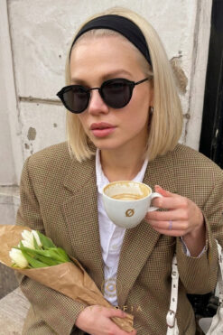 Eyesofia Bumble Unisex Metal Siyah Uv400 Filtreli Ultra Hafif Güneş Gözlüğü