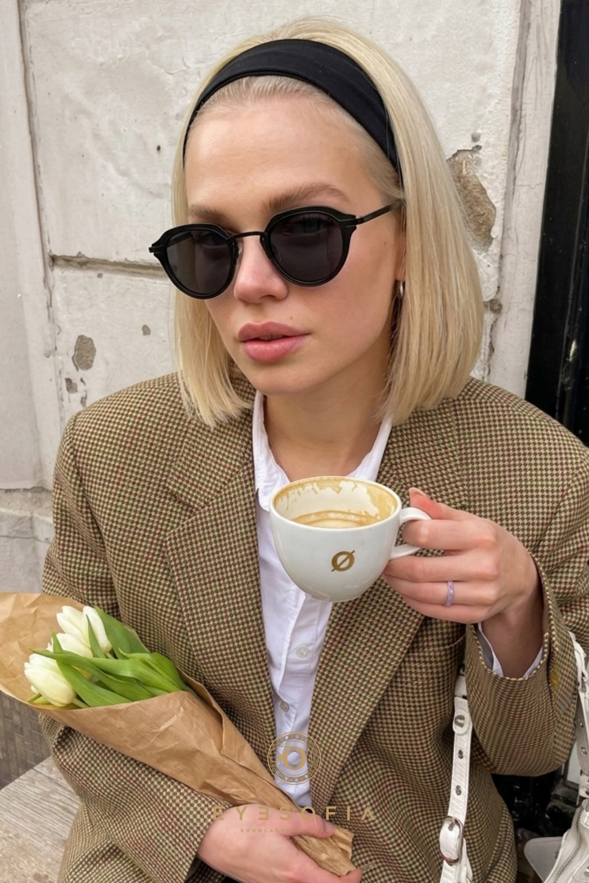 Eyesofia Bumble Unisex Metal Siyah Uv400 Filtreli Ultra Hafif Güneş Gözlüğü