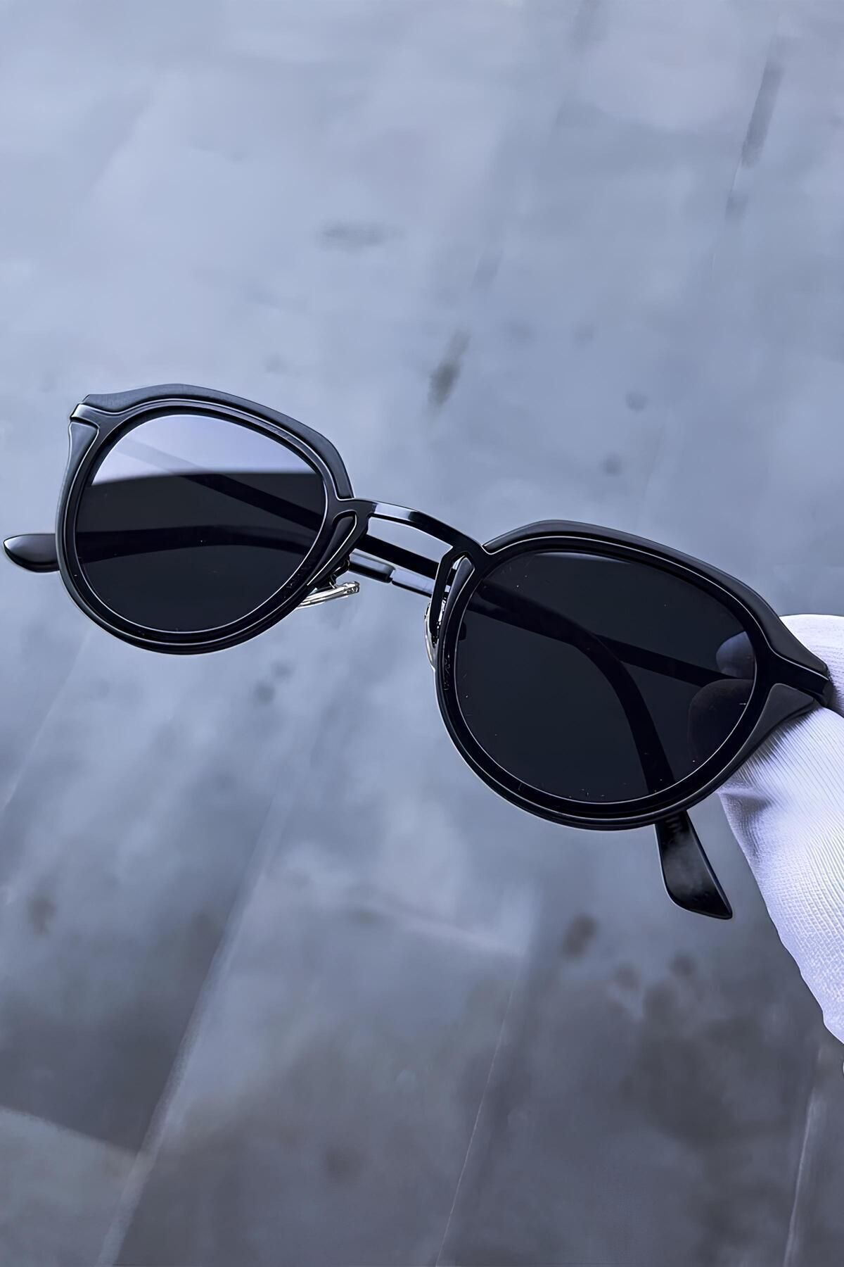 Eyesofia Bumble Unisex Metal Siyah Uv400 Filtreli Ultra Hafif Güneş Gözlüğü - Görsel 3