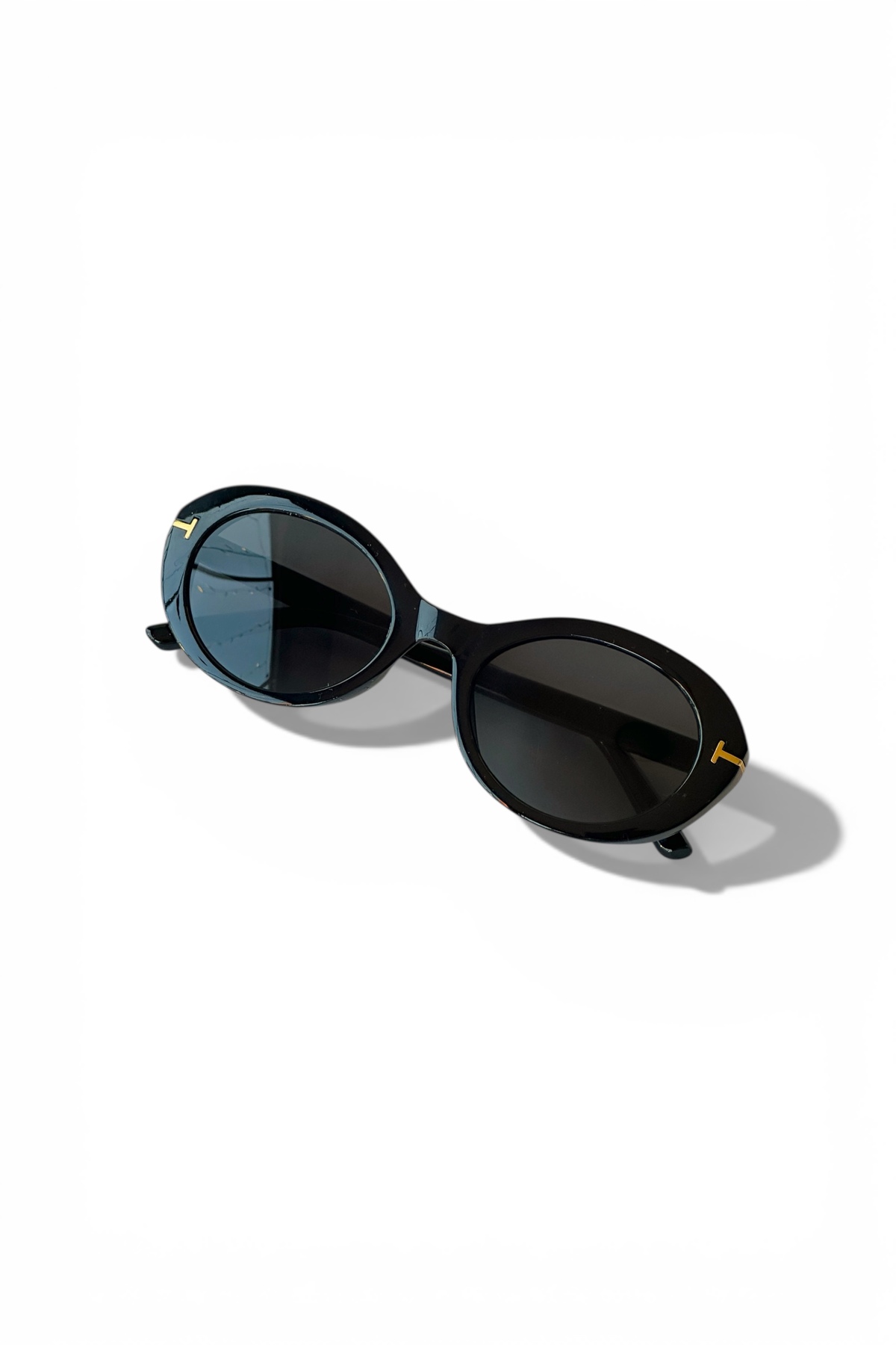 REN EYEWEAR Siena Kadın Siyah çerçeve modern popüler Oval Güneş Gözlüğü – Aksesuar Detaylı Uv400 - Görsel 3