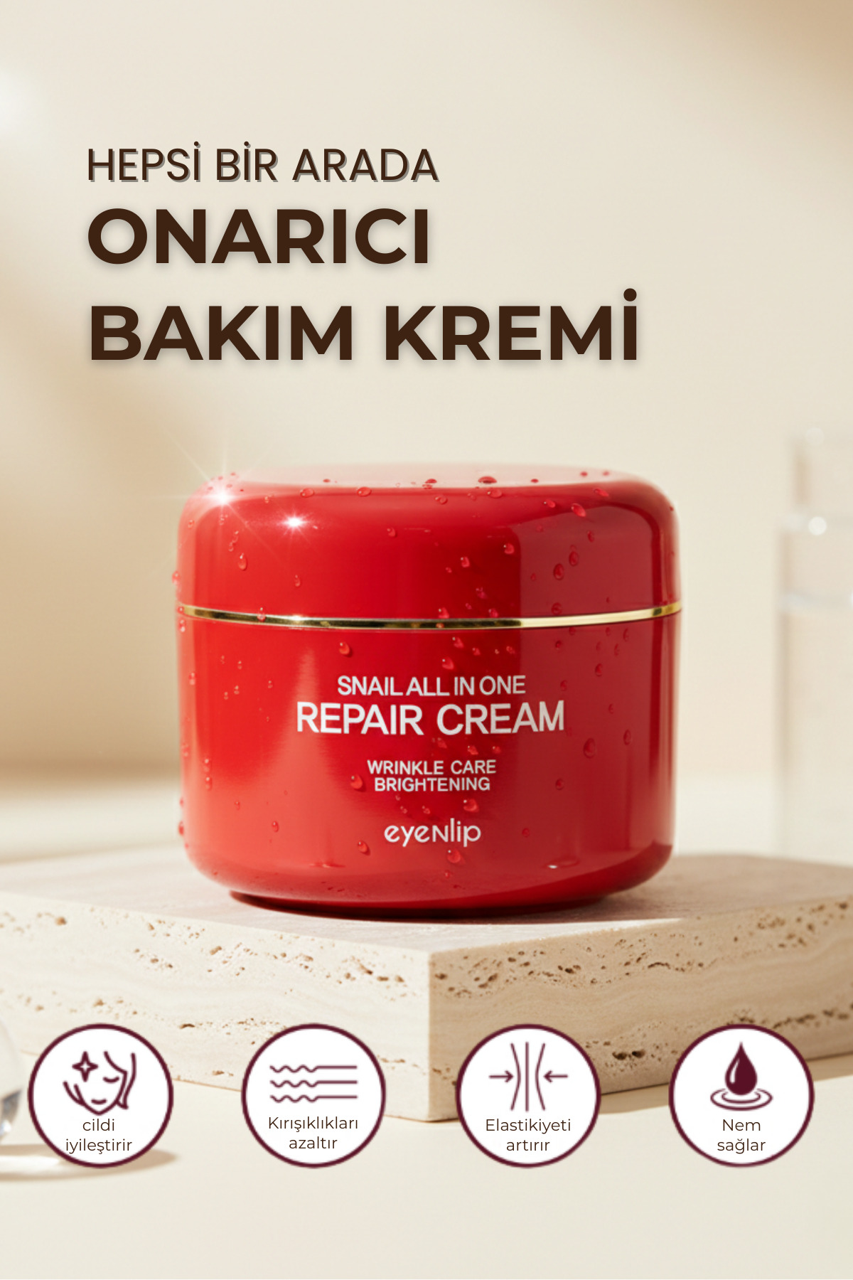 Eyenlip Beauty Salyangoz Mukus Özlü Hepsi Bir Arada Onarıcı Krem 100 ml - Görsel 2