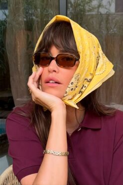 REN EYEWEAR MİUX KAHVERENGİ DİKDÖRTGEN GÜNEŞ GÖZLÜĞÜ  KADIN MODERN YENİ SEZON REN EYEWEAR