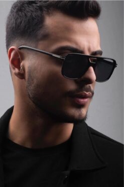 Nilu Moda Handy Unisex Siyah Güneş Gözlüğü