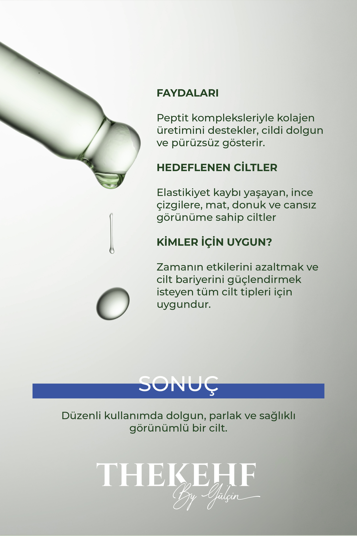 The Kehf The Kehf Revive Elixir | Bakır Peptit & Çoklu Peptit Kompleksi Onarıcı Serum 30 ml - Görsel 2