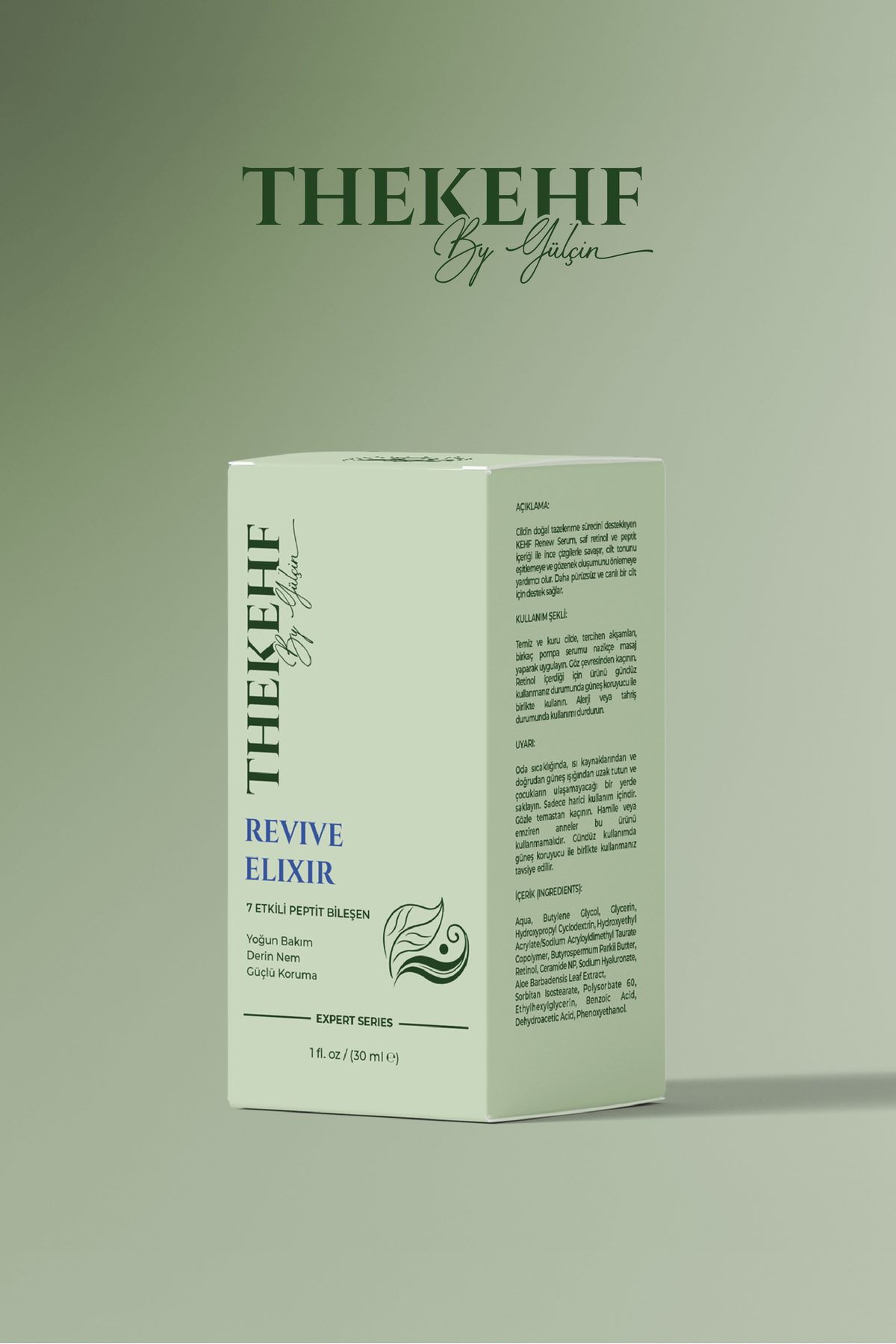 The Kehf The Kehf Revive Elixir | Bakır Peptit & Çoklu Peptit Kompleksi Onarıcı Serum 30 ml - Görsel 3