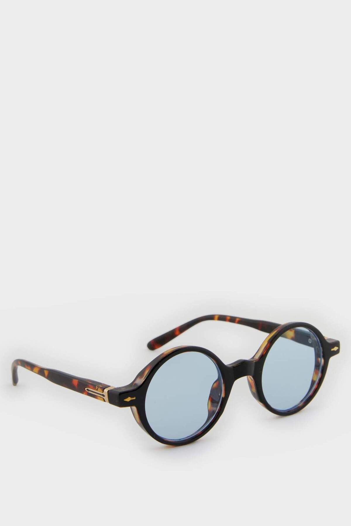 DeFacto Kadın Yuvarlak Şeffaf Plastik Çerçeve Degrade Cam UV Güneş Gözlüğü F0614AXNS - Görsel 2