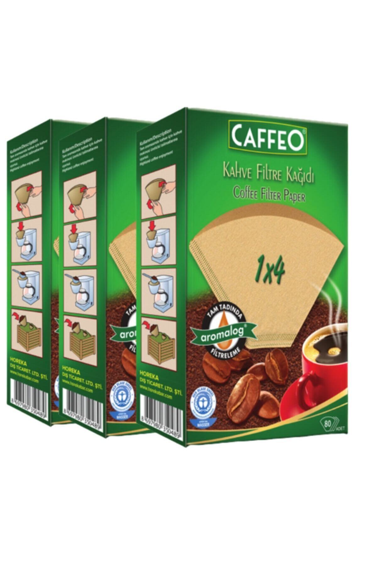 Caffeo Kahve Filtresi 1x4/80(3 PAKET-240 ADET) - Görsel 2