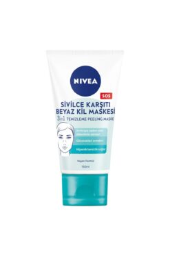 NIVEA Sivilce Karşıtı 3'ü 1 Arada Beyaz Kil Maskesi 150 ml