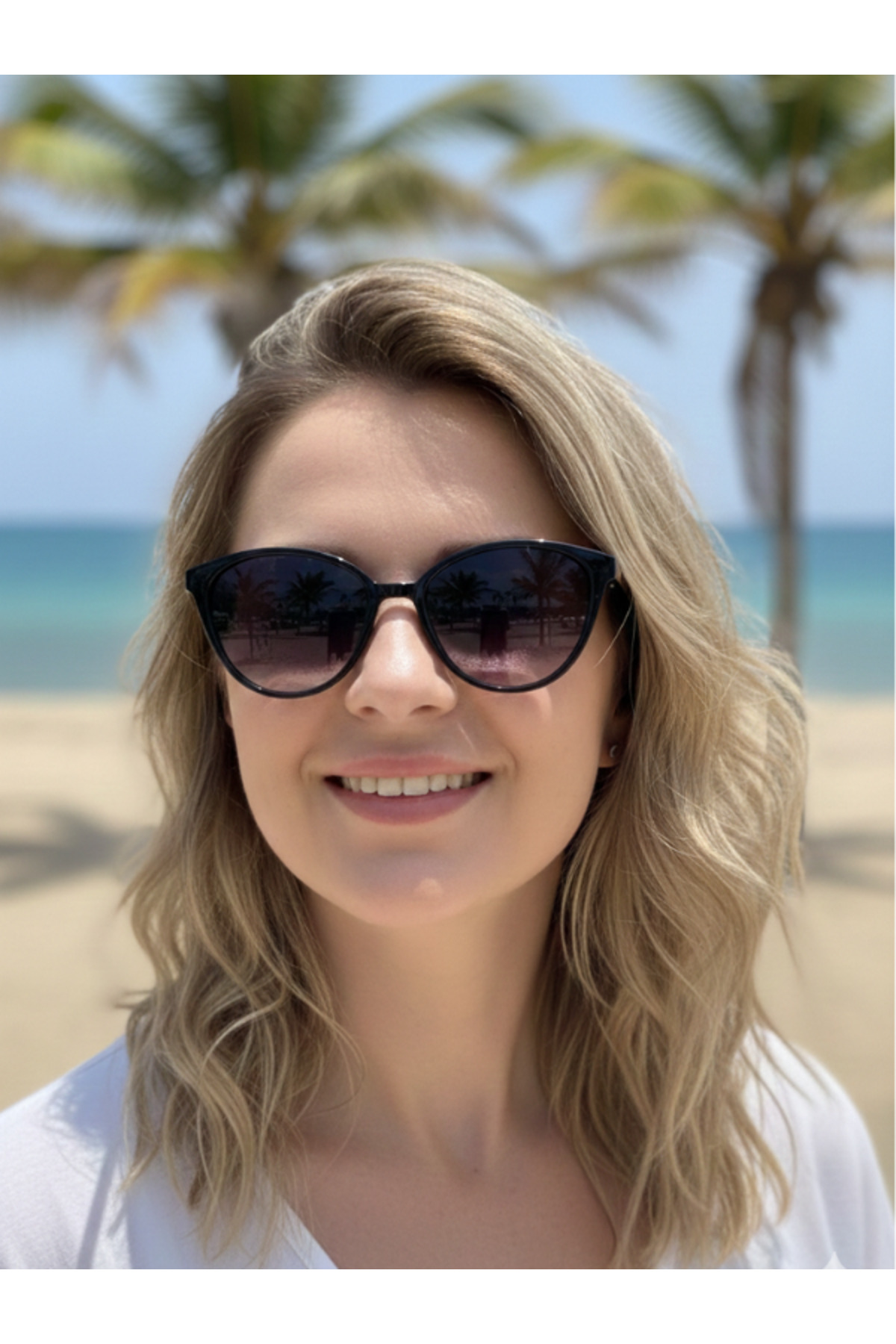 otio 1031 Kadın Güneş Gözlüğü UV 400, Tüm Yüz Tiplerine Uygun, Kılıf, Sprey, Bez ve Gözlük Zinciri Dahil - Görsel 2